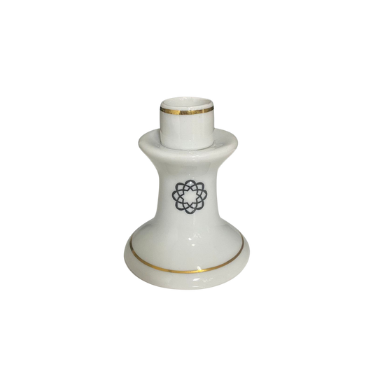 Castiçal de Porcelana - Branco