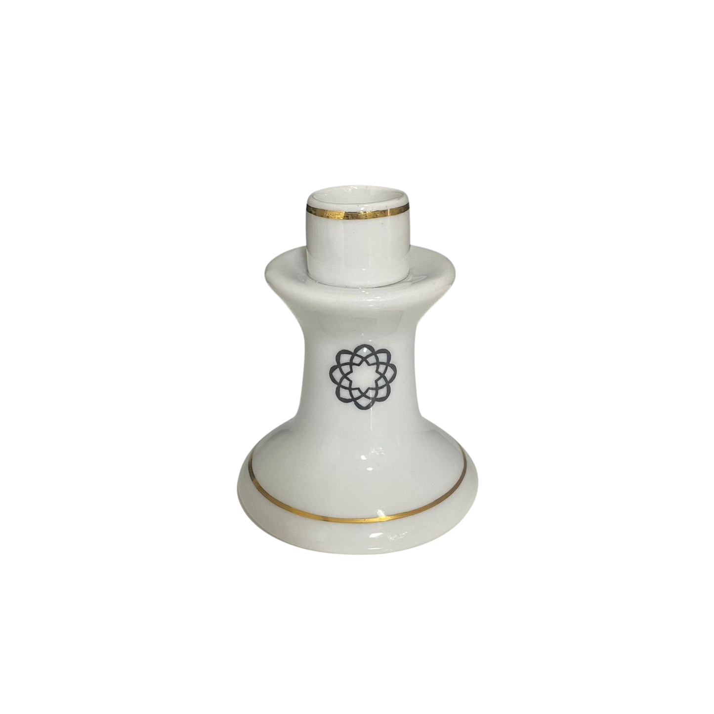 Castiçal de Porcelana - Branco