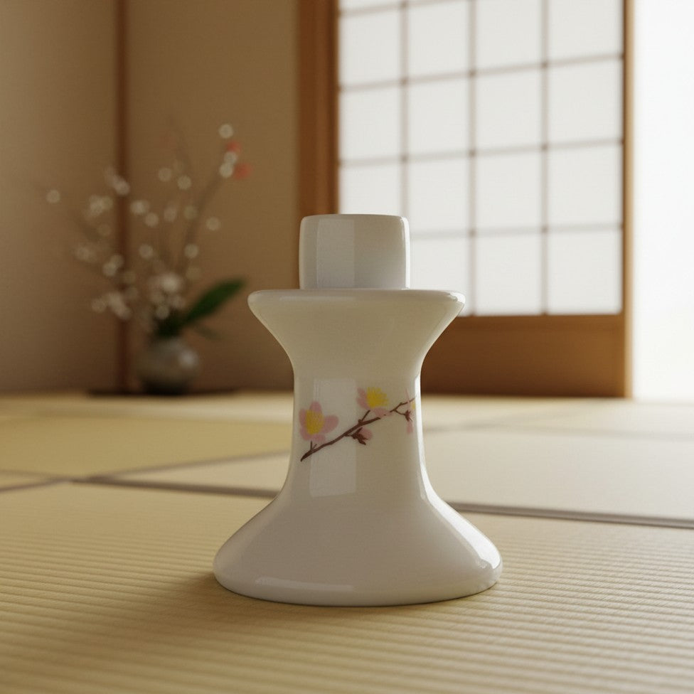 Castiçal de Porcelana - Sakura