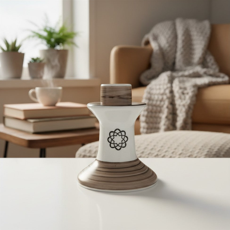 Castiçal de Porcelana - Café